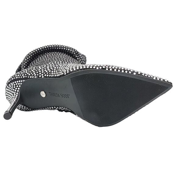 Thalia Sodi Women Raquell Stiletto Heel Slouch Boots Size US 6M Black Ombre - Picture 6 of 6